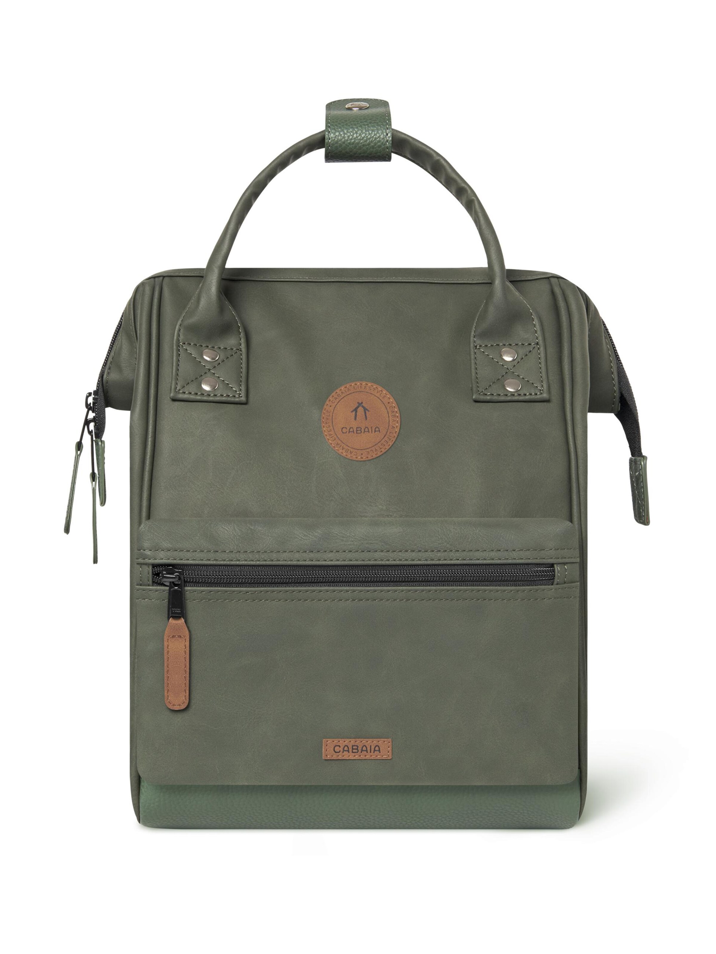 Cabaia Rucksack 'Adventurer' in Grün: Vorderseite