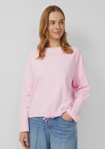 s.Oliver Sweatshirt in Roze: voorkant
