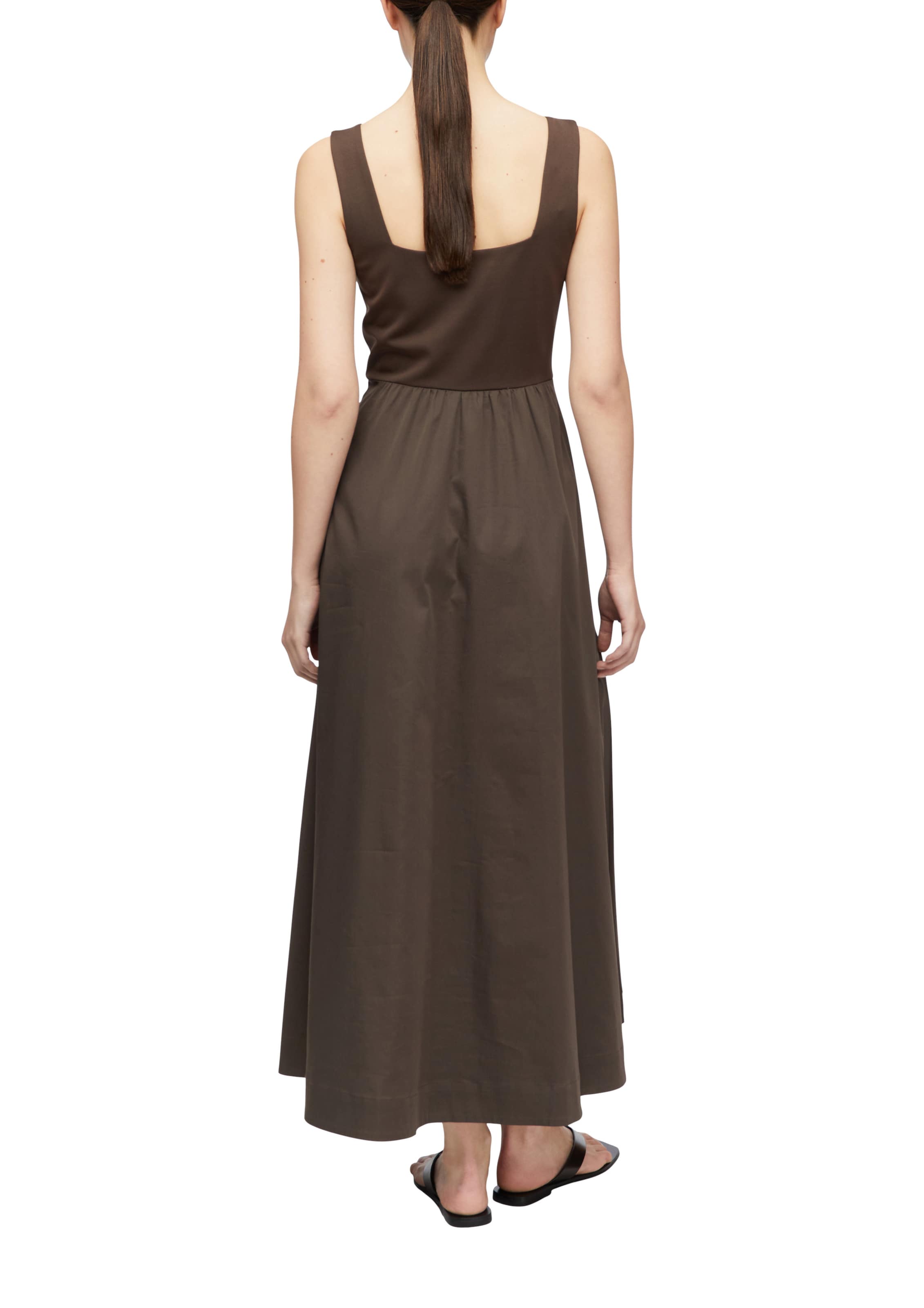 COMMA Jurk in Bruin