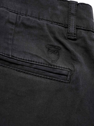 Coupe slim Pantalon chino 'LUCA' KnowledgeCotton Apparel en noir