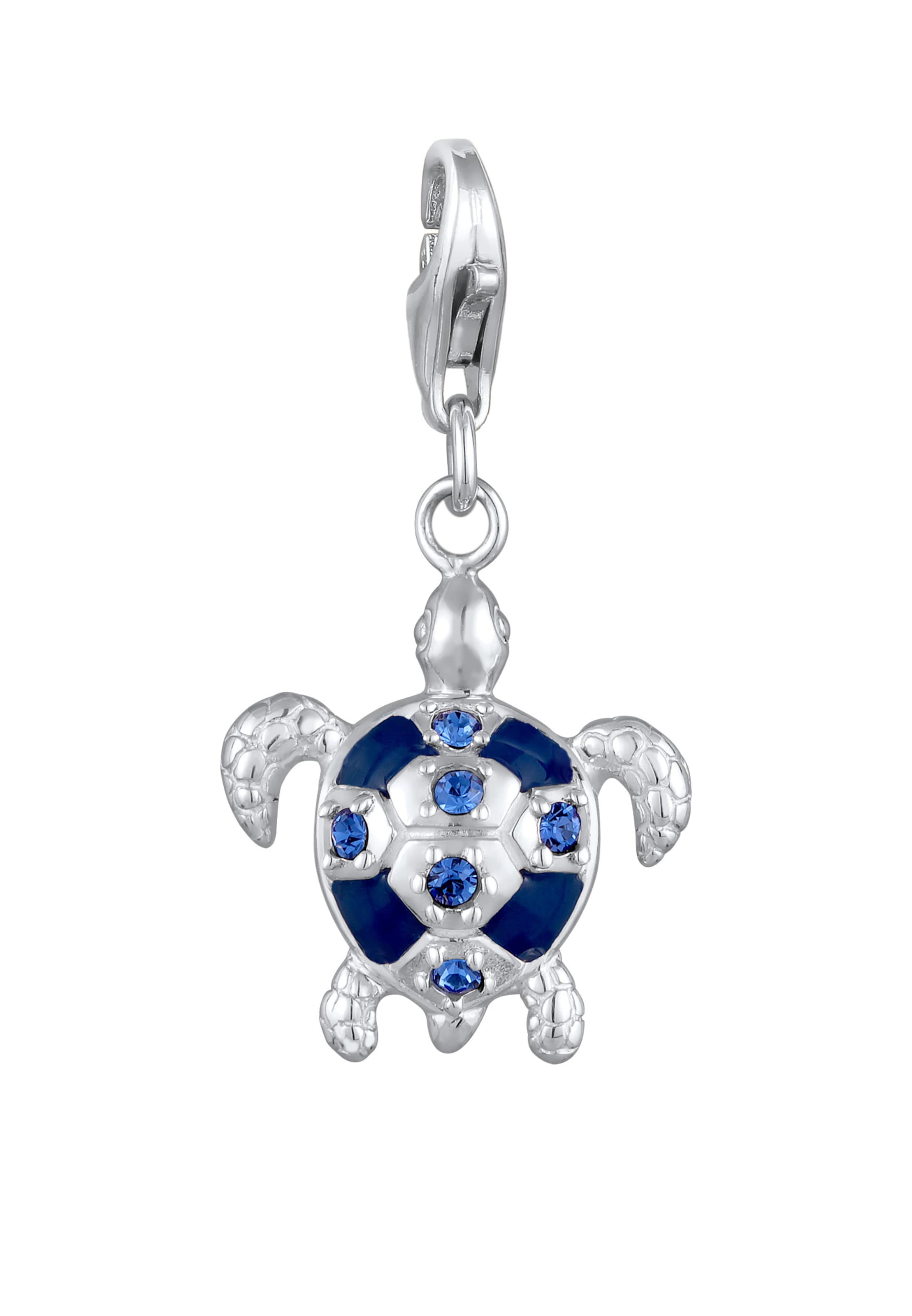 Pendentif 'Schildkröte' Nenalina en argent : devant