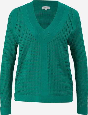 s.Oliver Sweater in Green: front