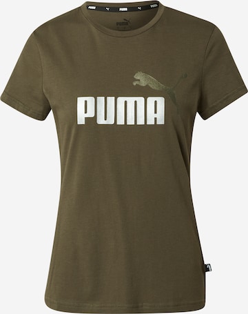 PUMA Functioneel shirt in Groen: voorkant