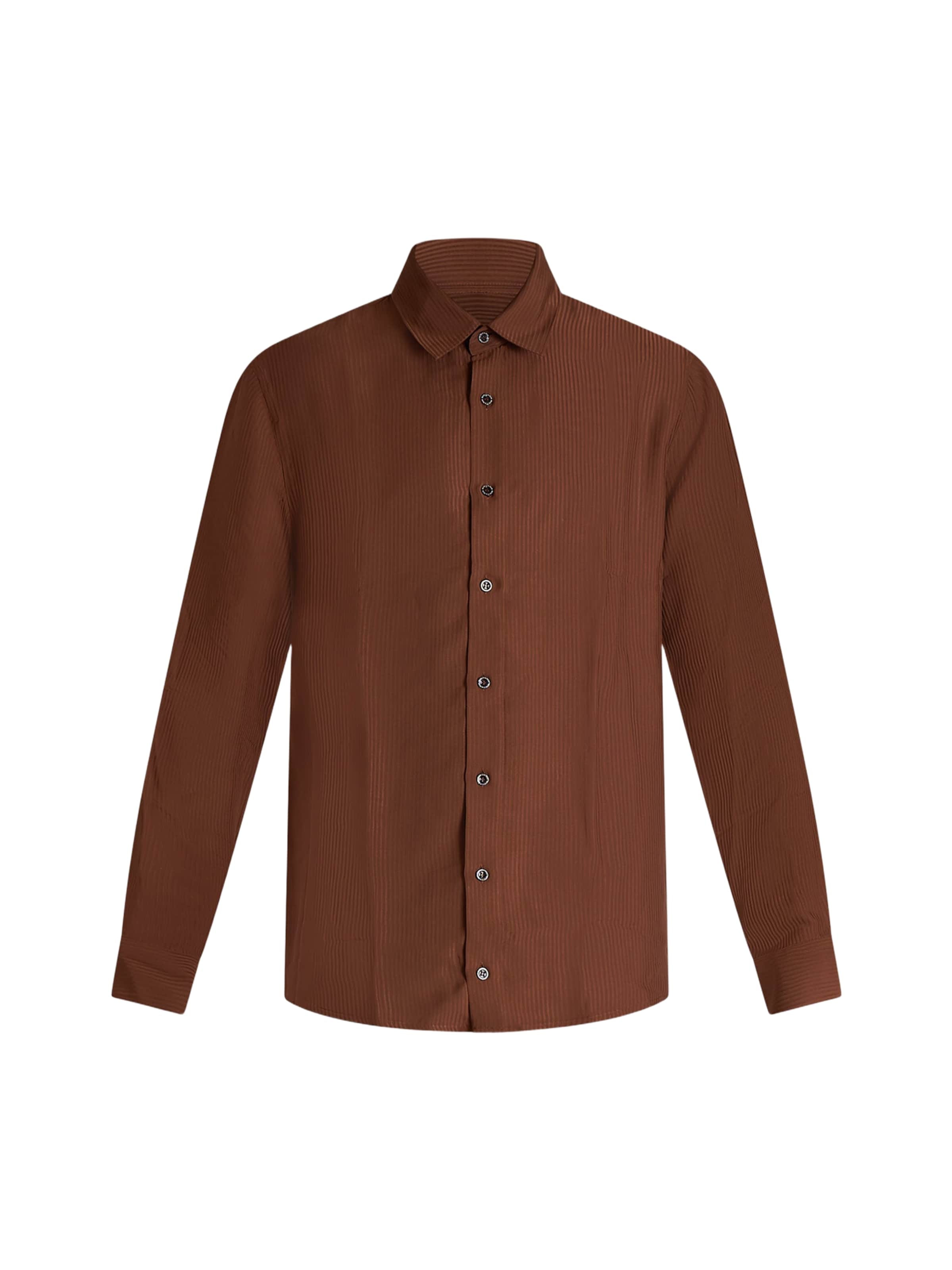 PATRIZIA PEPE Comfort fit Overhemd in Bruin: voorkant