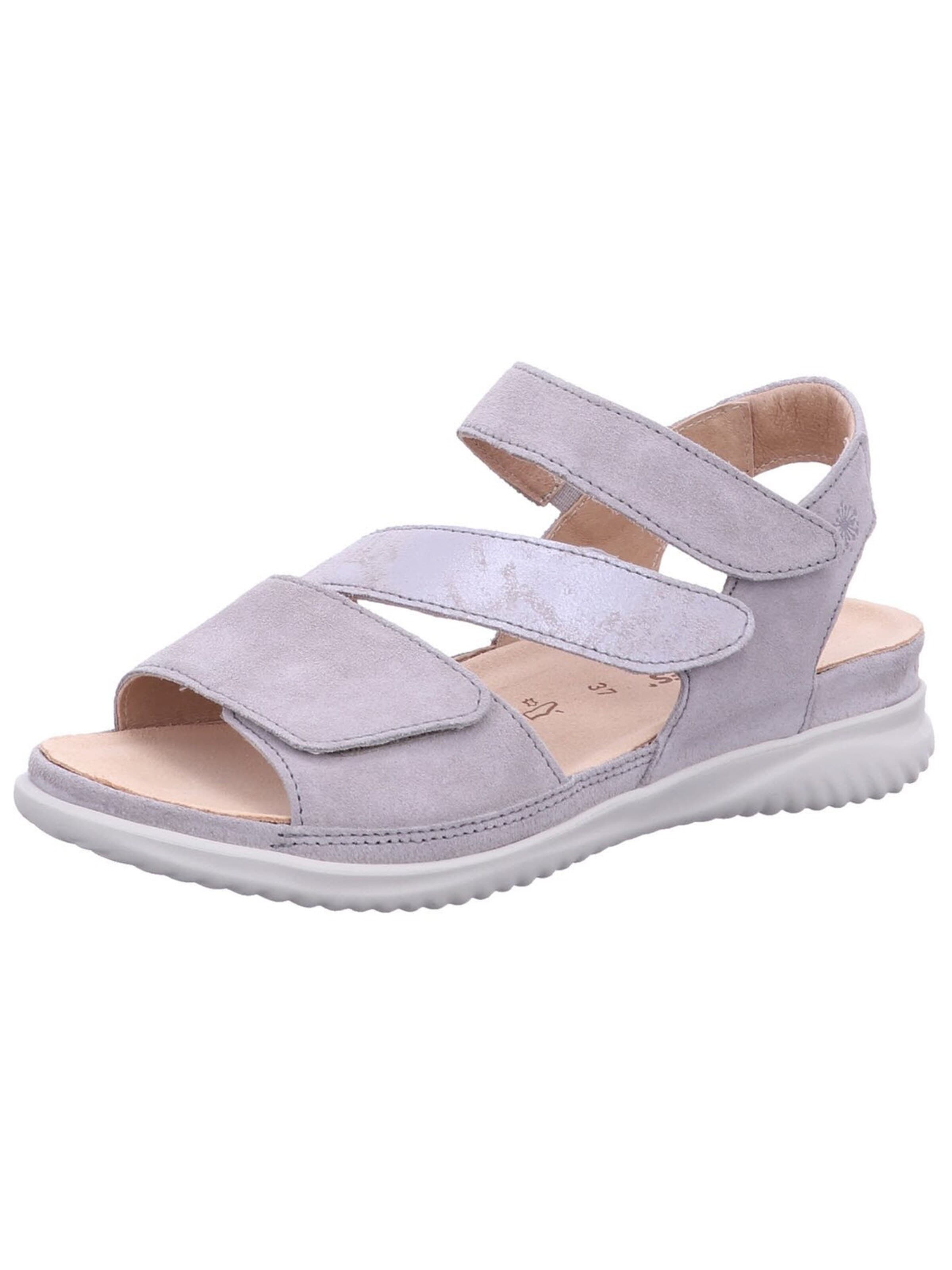 Hartjes - Sandalias 'Sandalette Damen 132113534 4444 Echtleder in grau' en gris: frente