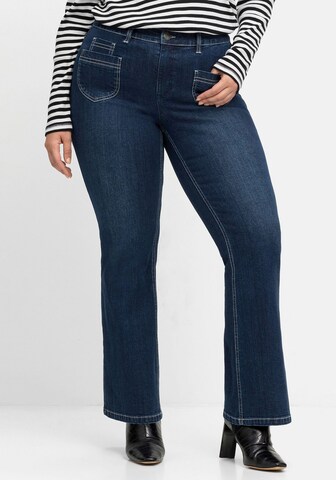 SHEEGO Bootcut Jeans in Blau: predná strana