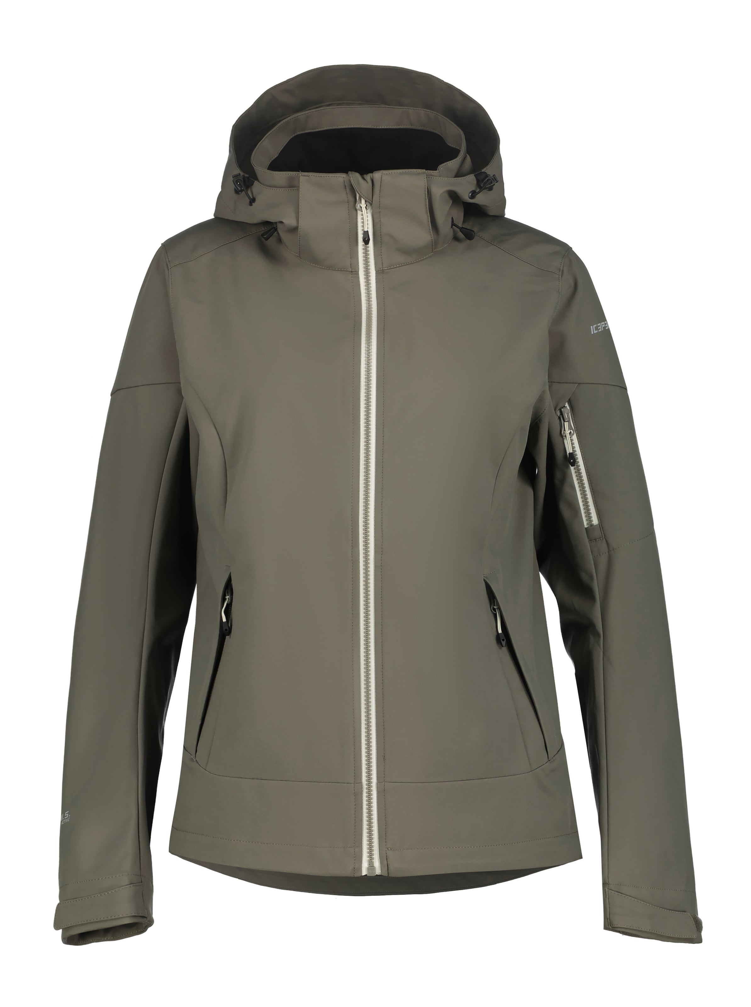 ICEPEAK Outdoor Jacket in Grey: front
