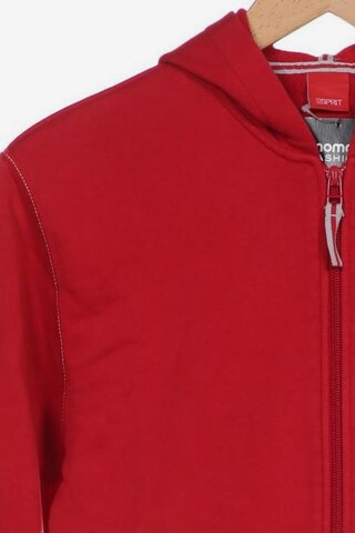 ESPRIT Sweatshirt & Zip-Up Hoodie in L in Red