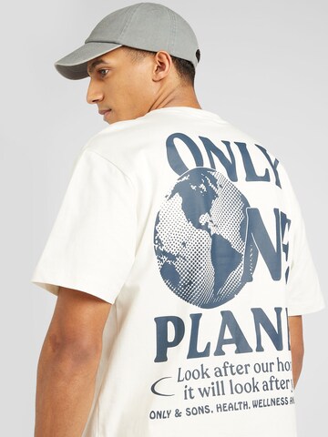 Only & Sons - Camiseta 'LAYNE' en blanco