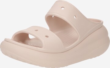 Crocs Пантолеты 'Classic Crush' в Ярко-розовый: спереди