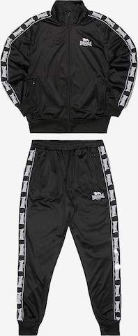 juoda LONSDALE Treniruočių kostiumas: priekis