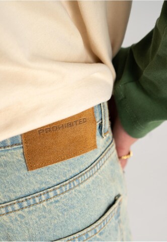 Prohibited Wide Leg Jeans 'SoHo' in Blau