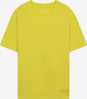 T-Shirt 'Minimal Print T-Shirt' LTB Jeans en jaune : devant
