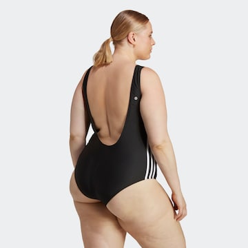 ADIDAS ORIGINALS Bralette Swimsuit 'Adicolor 3-Streifen' in Black