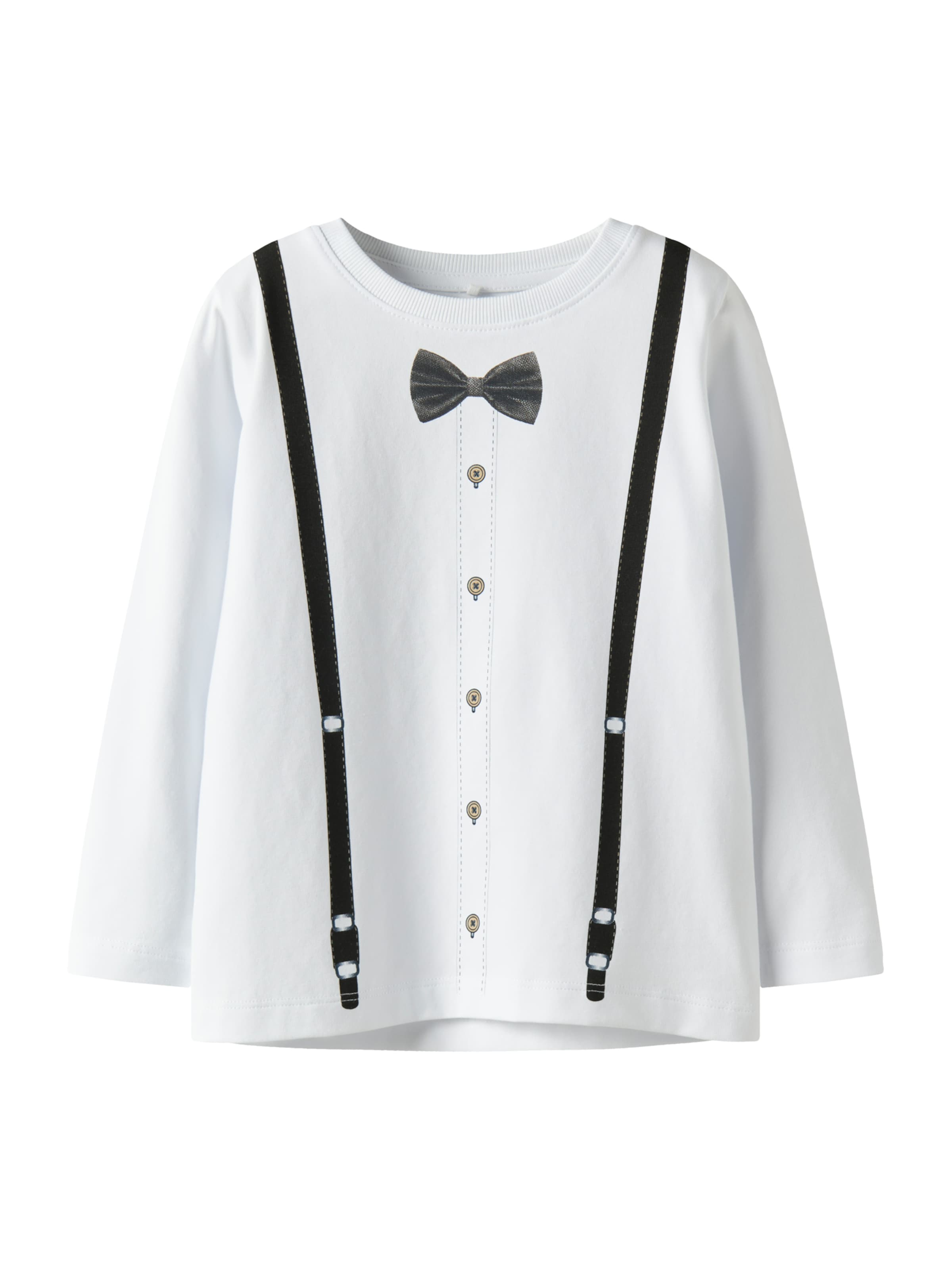 NAME IT Shirt 'NMMRyder' in Weiß: Vorderseite