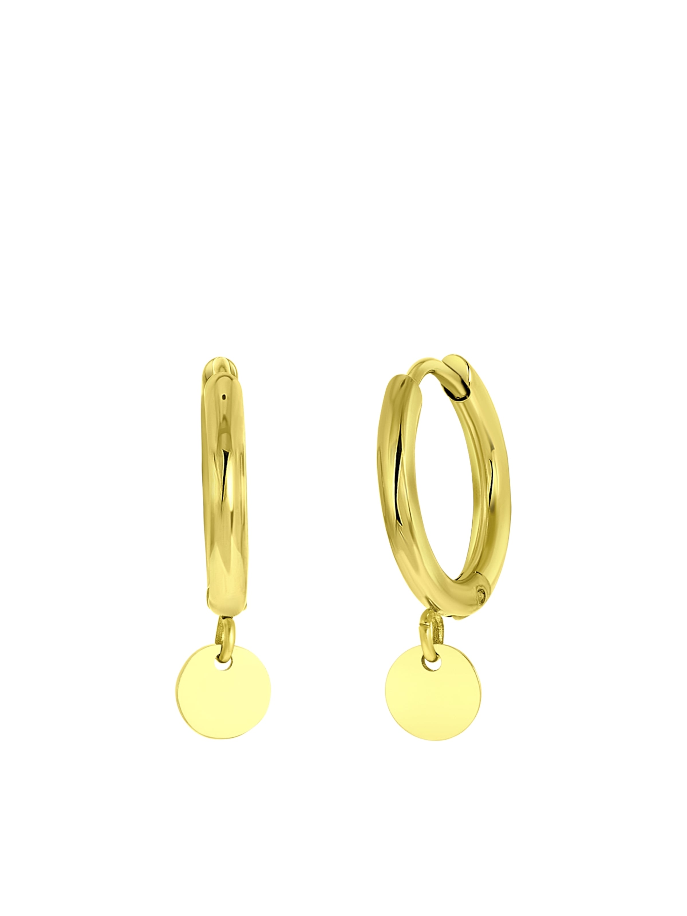 Lucardi Oorbellen 'Grace' in Goud: voorkant