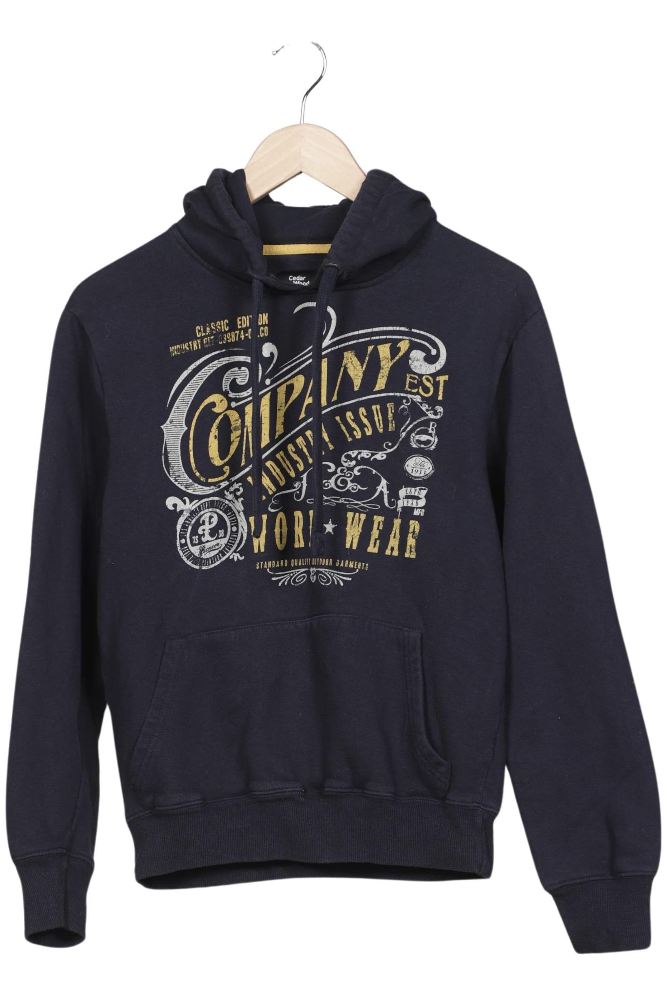 Cedar Wood State Sweatshirt & Zip-Up Hoodie in S in Blue: front