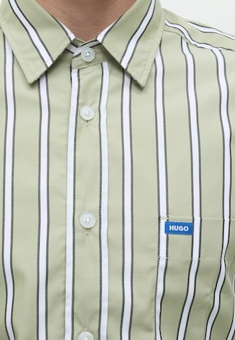 HUGO Regular fit Overhemd 'Ebalto_1' in Groen