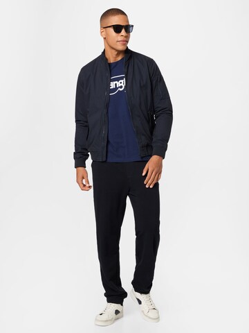 WRANGLER Between-Season Jacket 'Harrington' in Blue