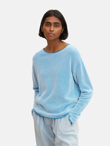 TOM TAILOR Sweater in Blue: front