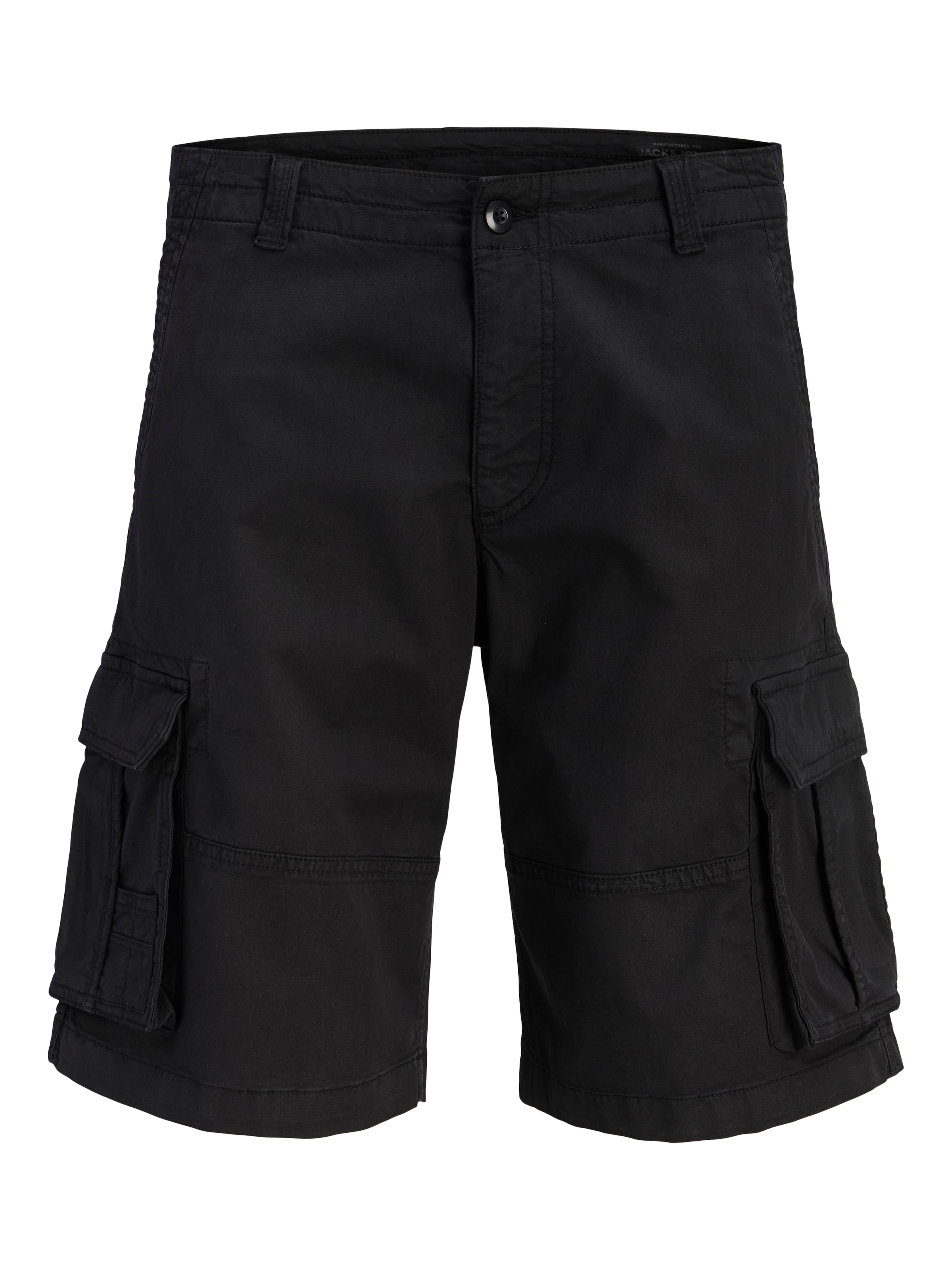 JACK & JONES Loosefit Hose in Schwarz: Vorderseite