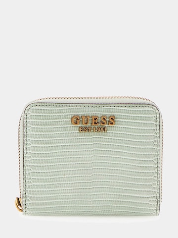 GUESS Wallet 'Ginevra' in Green: front