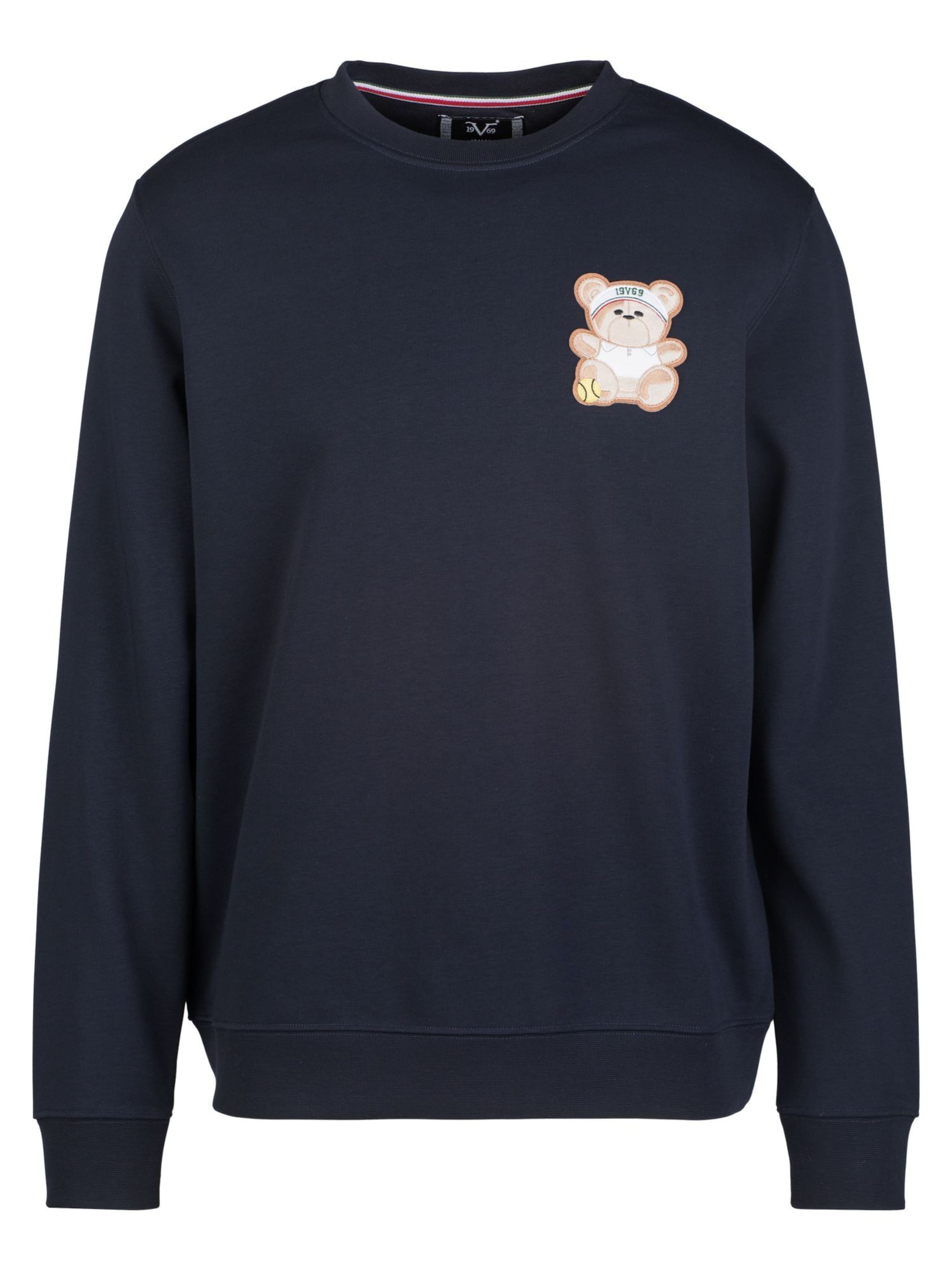 19V69 ITALIA Sweatshirt 'Nico' in Blue: front