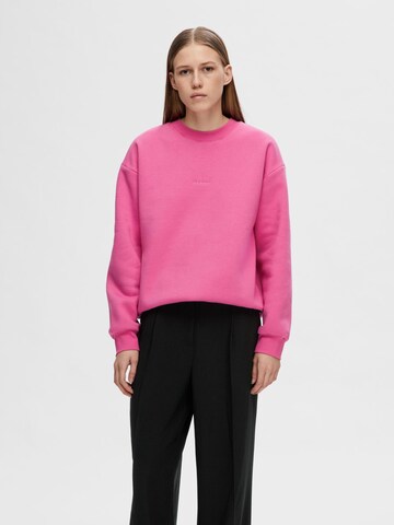 SELECTED FEMME Sweatshirt i pink: forside