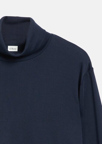 T-Shirt s.Oliver en bleu : au dessus