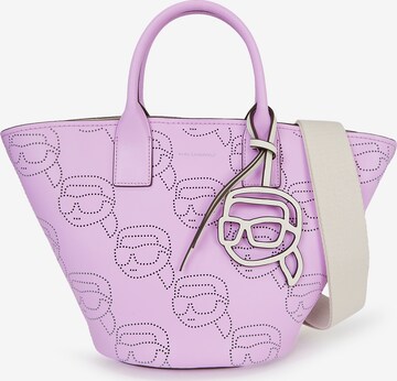 Karl Lagerfeld Shopper in Purple: front