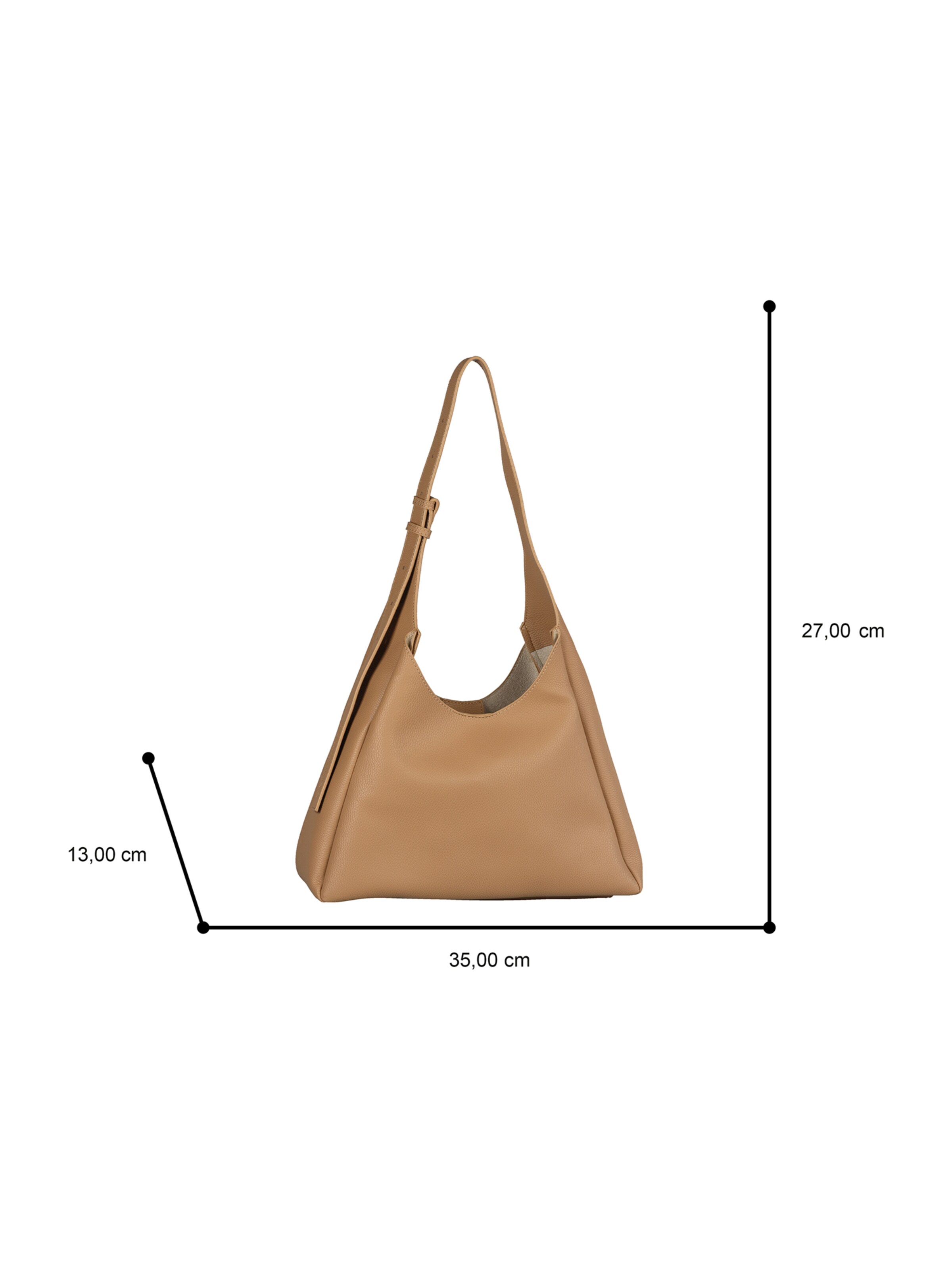 TOM TAILOR DENIM Τσάντα ώμου 'Jessie' σε μπεζ