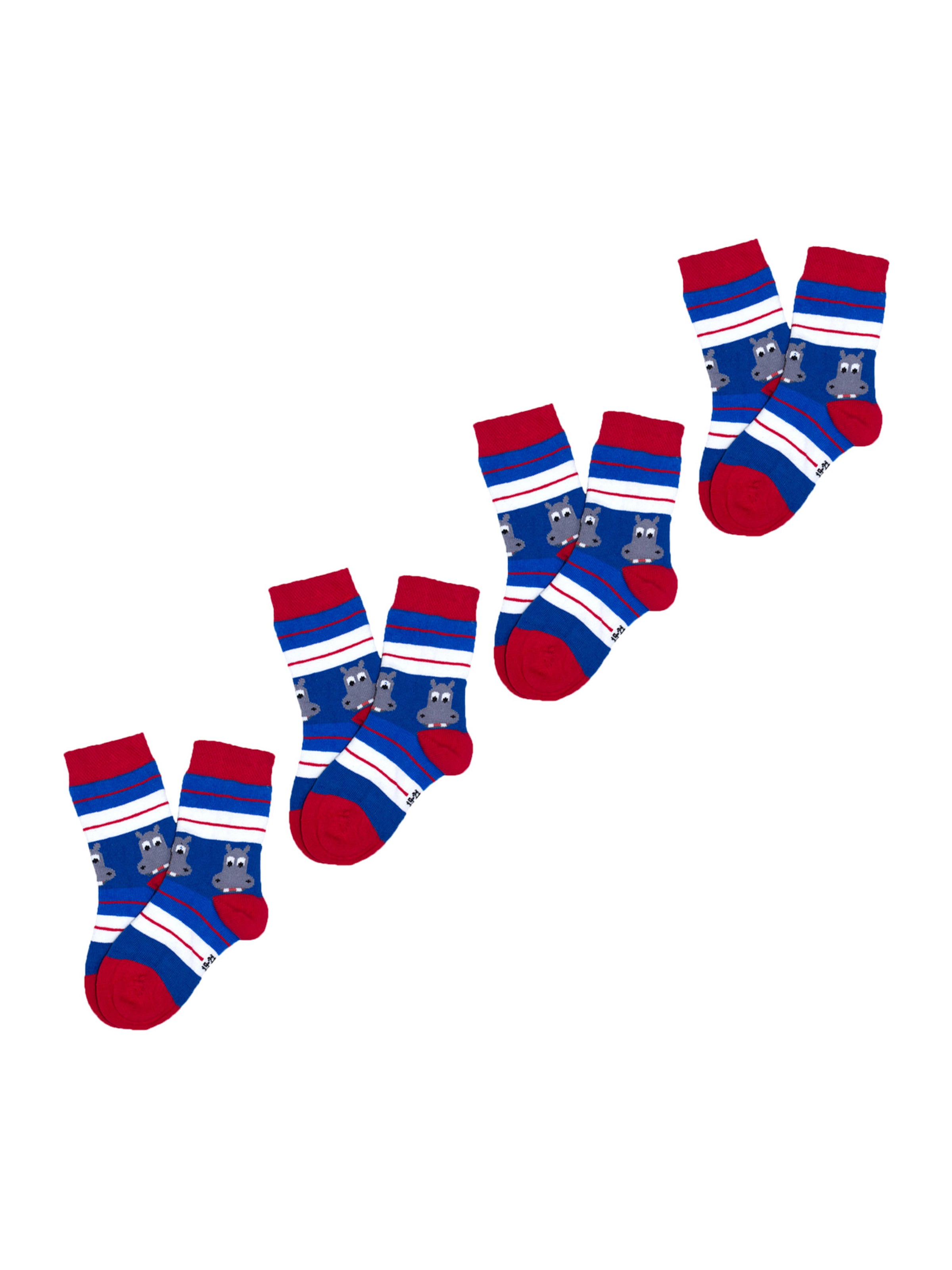 UNABUX Socks ' Prints ' in Mixed colors: front