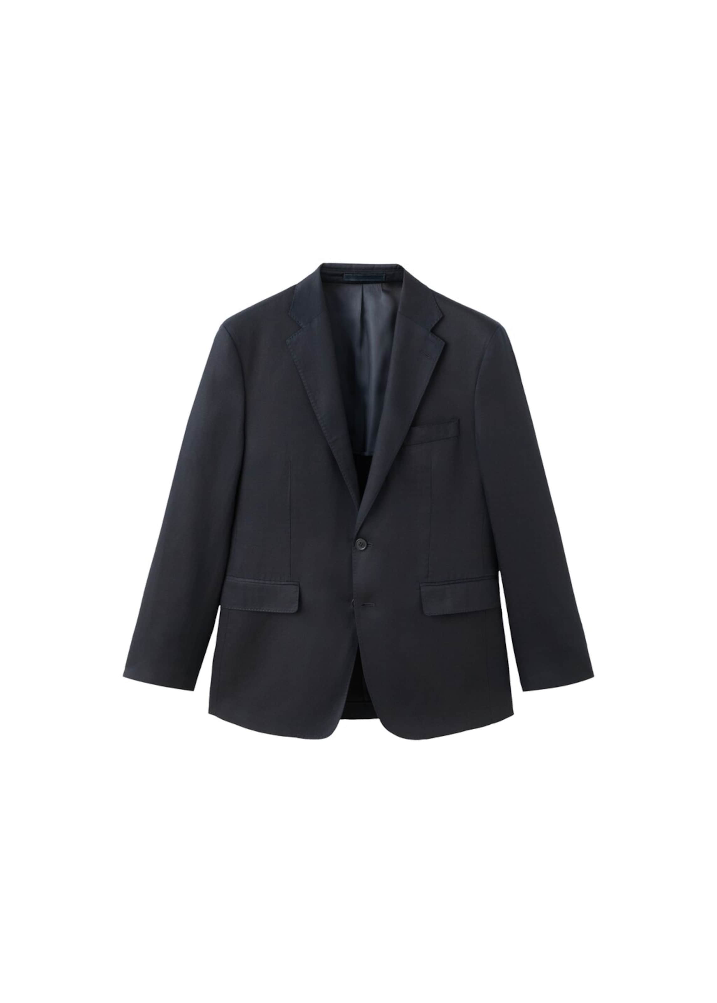 MANGO MAN Slim fit Suit Jacket 'Amalfi' in Blue: front