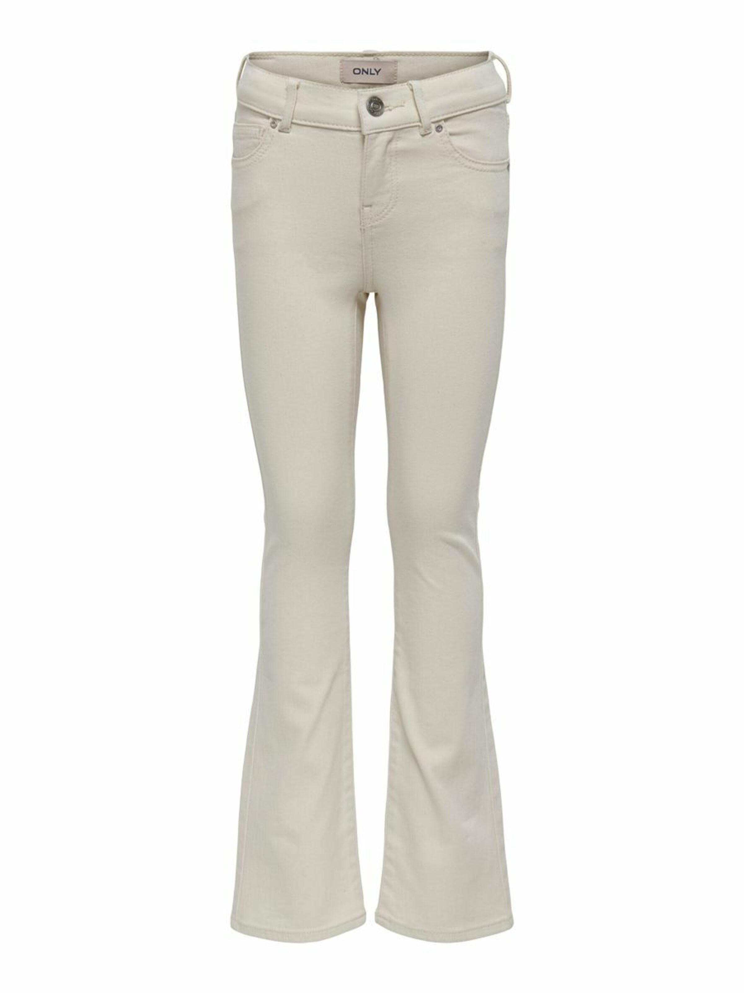 ONLY GIRLS Flared Jeans i beige: framsida