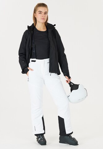 Whistler Regular Workout Pants 'Drizzle' in White