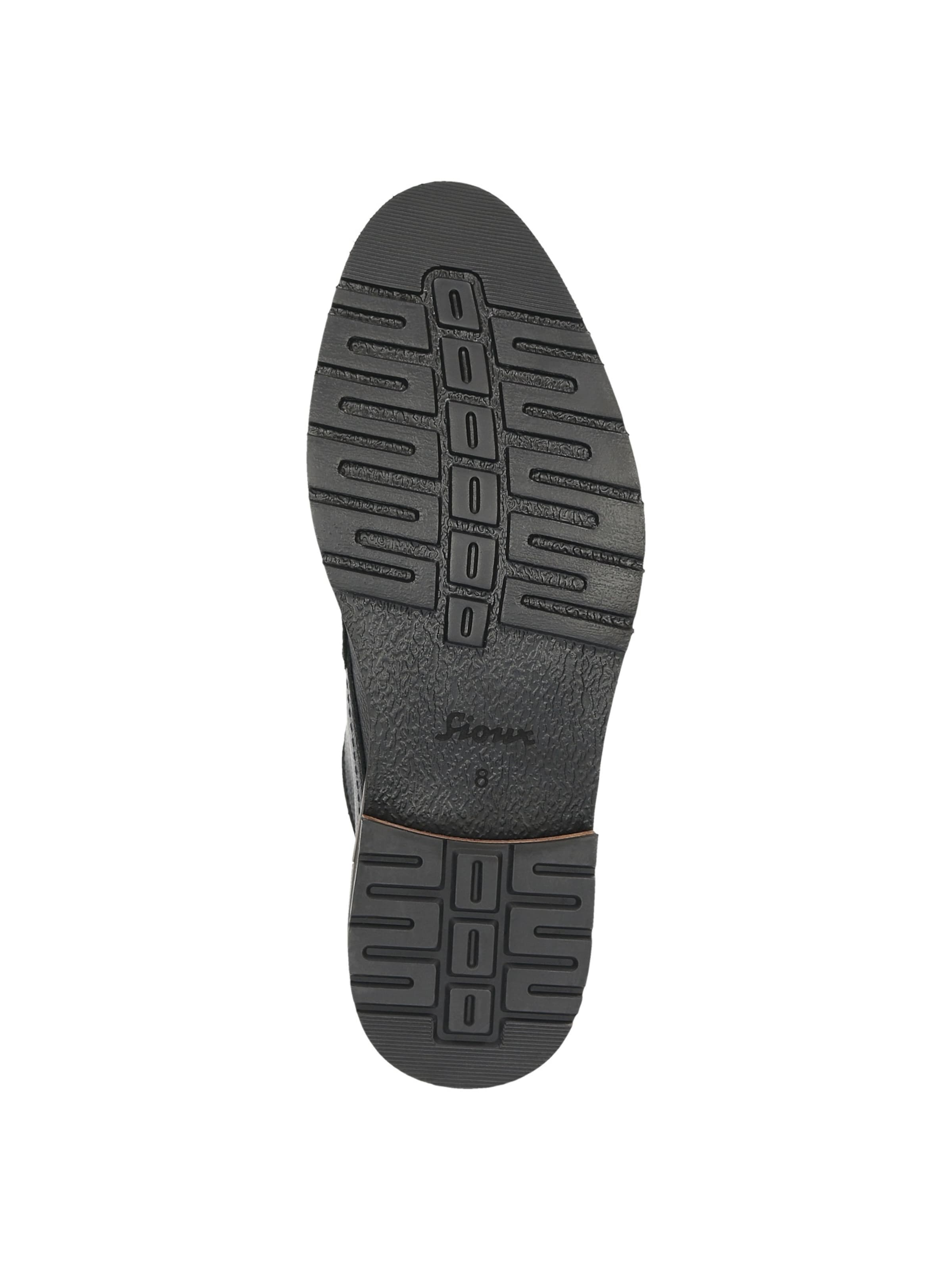 Bottines à lacets ' Rostolo-706-TEX ' SIOUX en noir