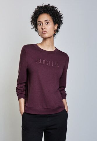 STREET ONE Sweatshirt in Rot: Vorderseite