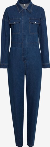 PULZ Jeans Jumpsuit 'KITT' in Blue: front