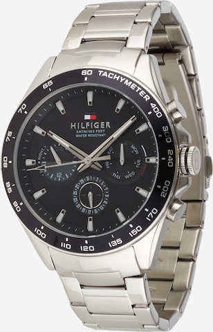TOMMY HILFIGER Analogové hodinky – stříbrná: přední strana