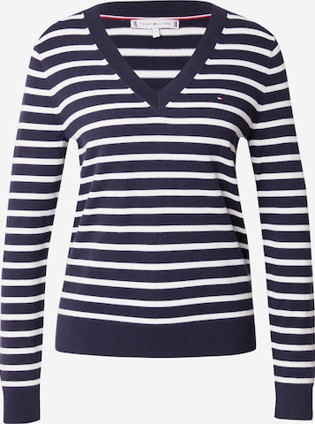 Pullover di TOMMY HILFIGER in nero: frontale