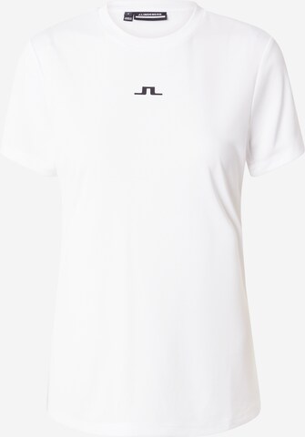 J.Lindeberg Performance Shirt 'Ada' in White: front