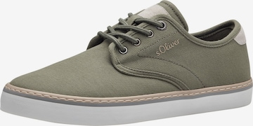 s.Oliver Sneakers laag in Groen: voorkant