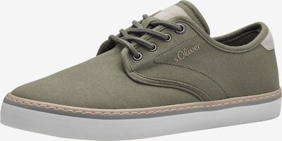 s.Oliver Sneakers laag in de kleur Groen / Wit, Productweergave