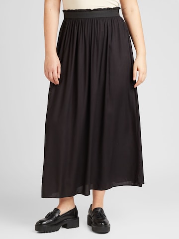 ONLY Carmakoma Skirt 'VENEDIG' in Black: front