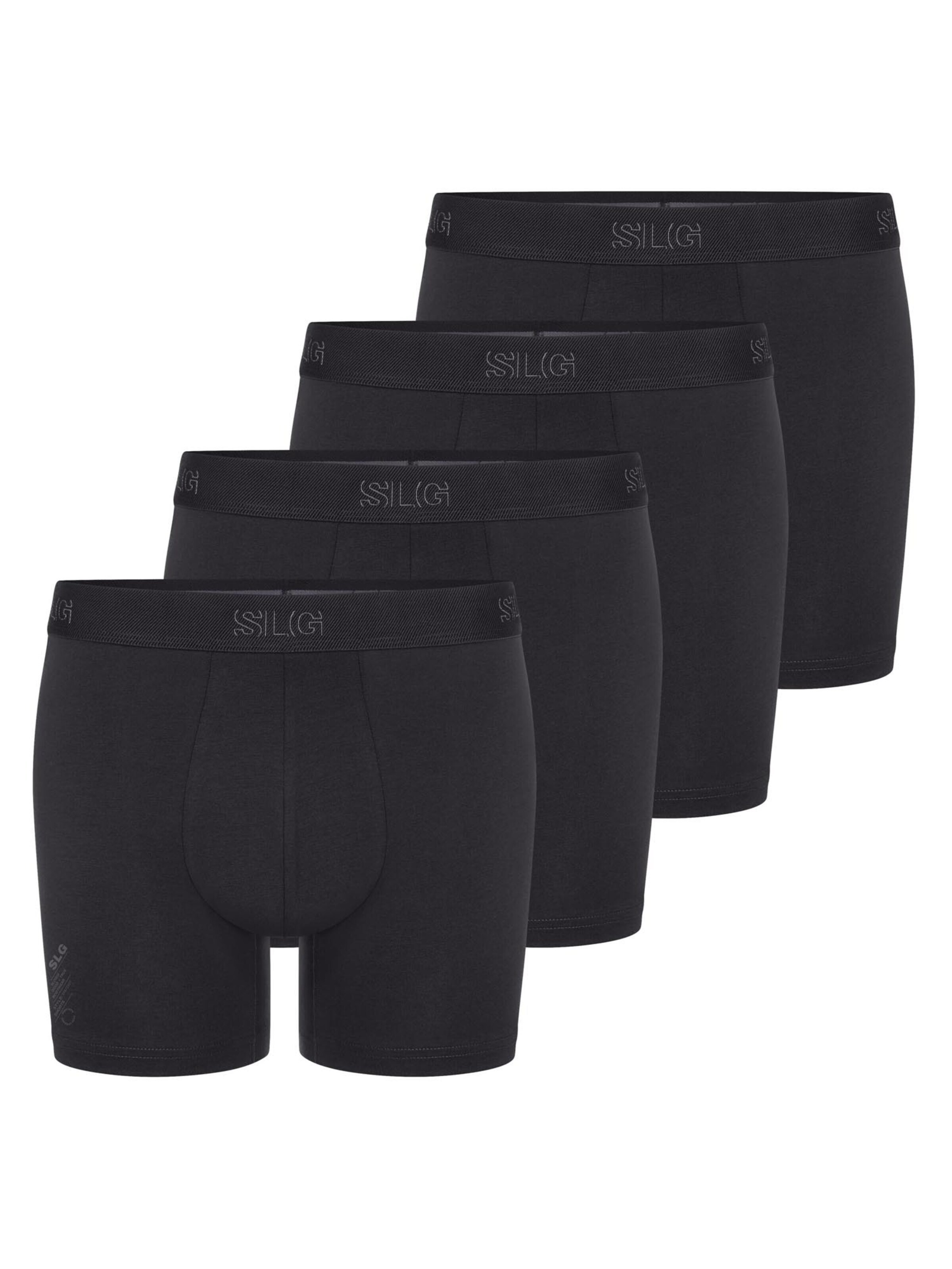 SLOGGI Boxershorts 'SLG Base'‌‌‌‌‌‌‌‌‌ in Schwarz: Vorderseite