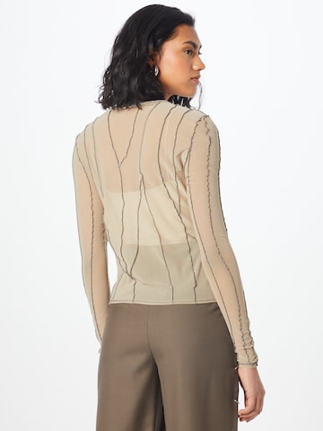 WEEKDAY Bluse i beige