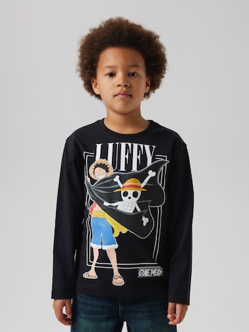 NAME IT Футболка 'NKMark One Piece' в Черный: спереди