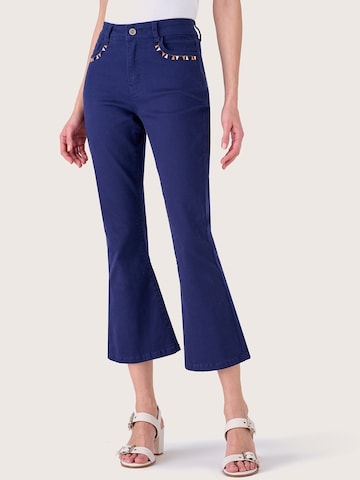 Camomilla Flared Traditional pants 'Jacquel' in Blue: front