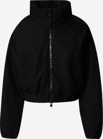 Calvin Klein Sport Športna jakna | črna barva: sprednja stran
