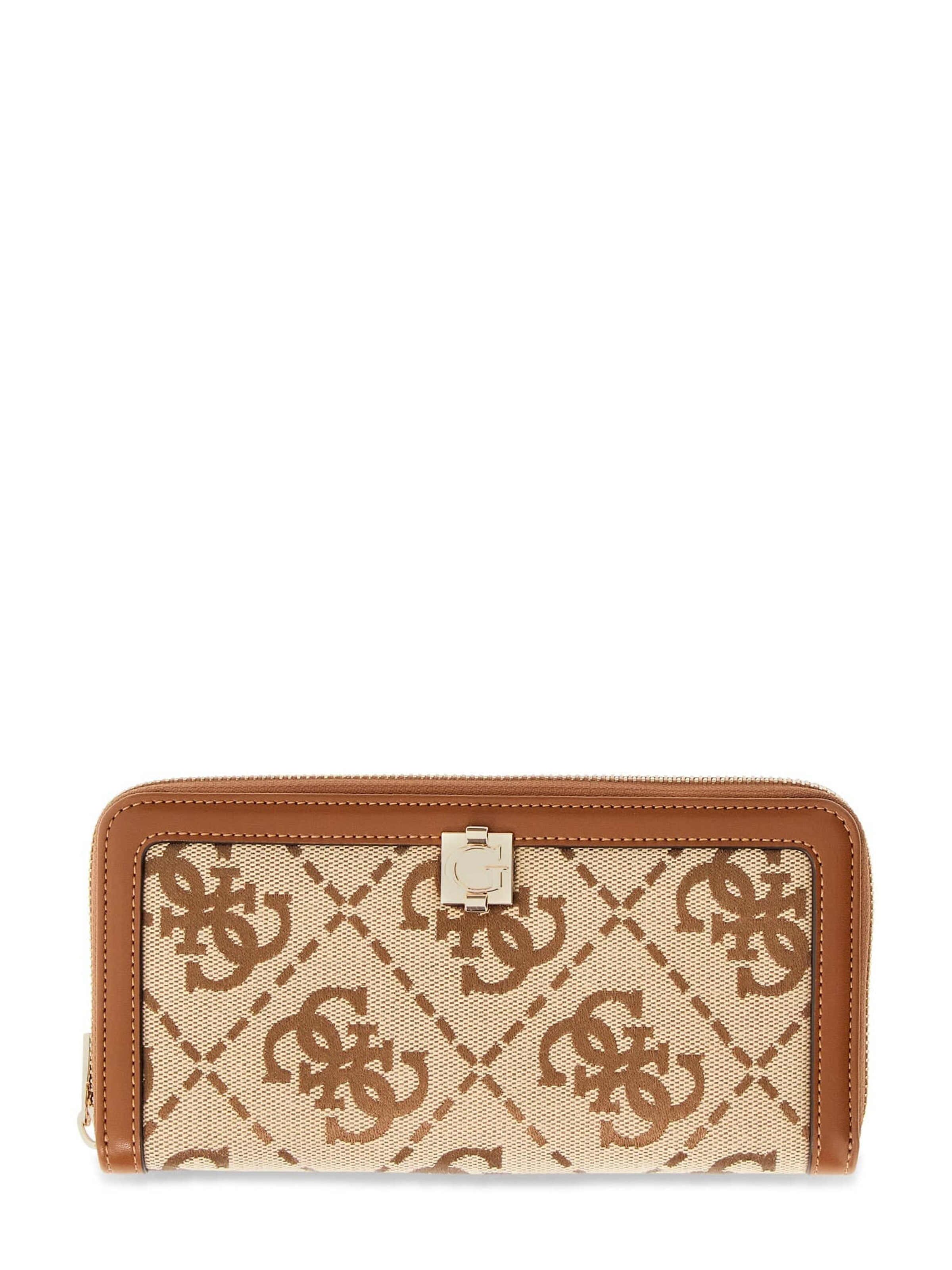 GUESS Wallet 'Audrey' in Brown: front